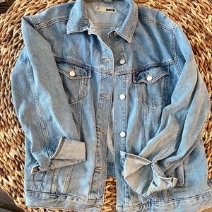 Topshop Oversized Jean Jacket